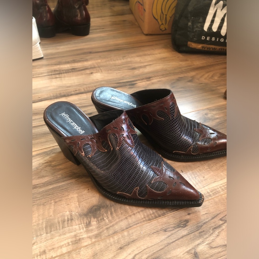 Western Frye mules